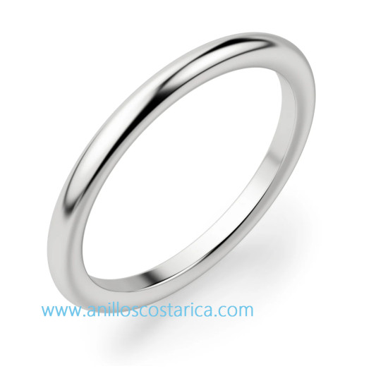 Argollas de Matrimonio Plata con Oro | Anilloscostarica.com