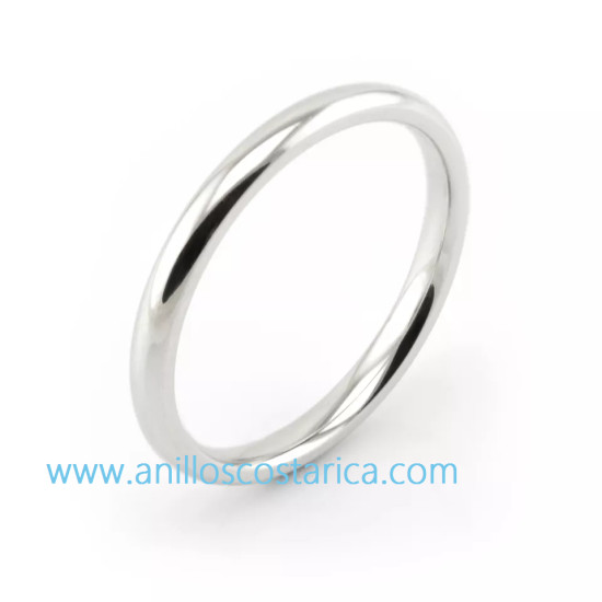 Argollas de Matrimonio Plata con Oro | Anilloscostarica.com